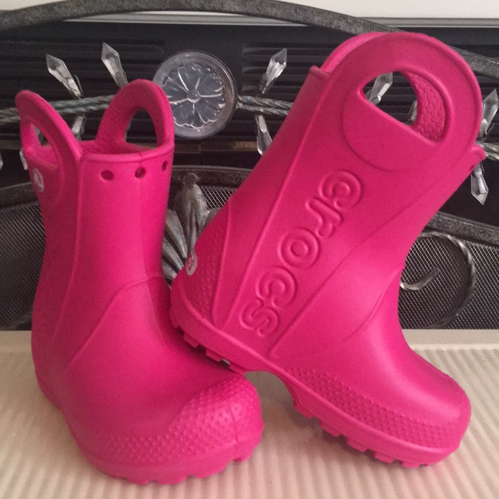 Crocs Kids Handle Rain Boots